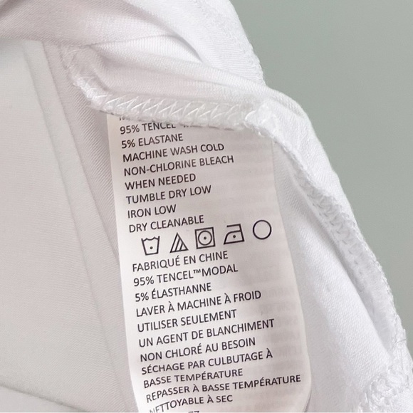 NWT Prana Foundation Scoop Neck Pocket Tank stop in White - Picture 8 of 8